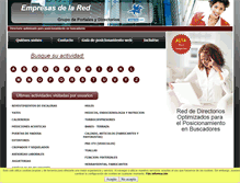 Tablet Screenshot of empresasdelared.com